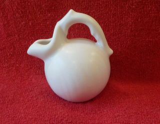 Rare Vintage Stangl Miniature Pottery Pitcher Vase 3233 White Mini 1930 