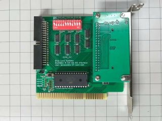 Xt - Ide Deluxe - Bootable Isa Cf,  Ide Interface Card With Ibm Xt Slot - 8 Support