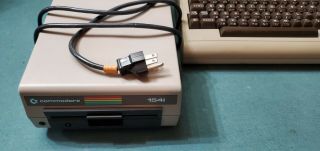 Commodore 64c computer with Floppy Disk Drive 1541 AS - IS 3