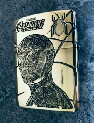 Japanese Zippo The Avengers Infinity War Spider man - Multi Sided Design 2