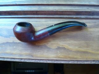 1974 Dunhill 554 Bruyere Bent Rhodesian briar pipe 9mm filter compatible - RARE 2