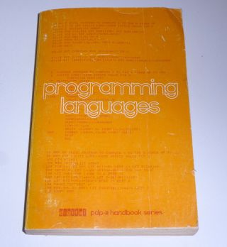 Programming Languages - Digital Pdp - 8 Handbook Series