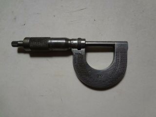 Vintage Browne & Sharpe No.  12 Outside Micrometer,  0 