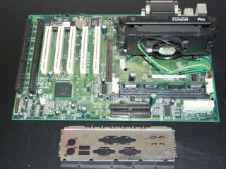 Aopen Ax6bc I440bx Atx Motherboard With Intel Pentium - Ii 350mhz Cpu And 64mb Ram