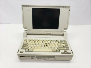 Vintage Compaq Slt 286 Laptop (model 2680) With Adapter - 130