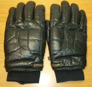 Hotfingers Wells Lamont Leather Ski Gloves Mens Lg Vintage