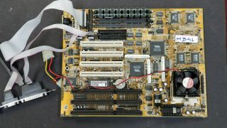 Socket 7 Via Motherboard Circuit Board,  Pentium 133mhz & 16mb Retro Gaming Mb41