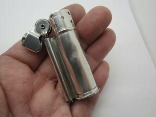 VINTAGE DUNHILL WWII STERLING SILVER MILITARY SERVICE LIGHTER Small Dent - 3
