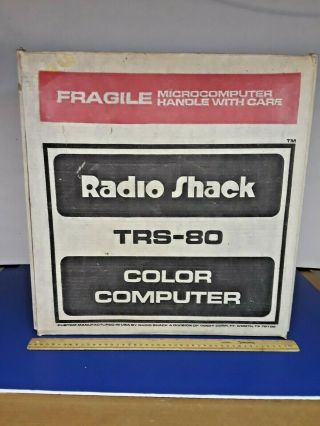 Radio Shack 16k Trs - 80 Color Computer With Carrying Case