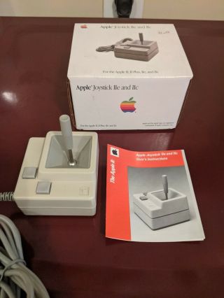 Apple Joystick (a2m2012) For Ii,  Ii Plus,  Iie,  And Iic - Vintage Boxed