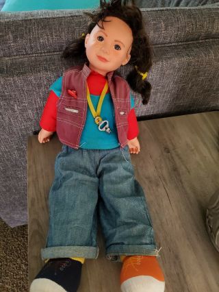 Vintage Lewis Galoob Toys Punky Brewster Doll With Key Necklace 1984 20” Tall