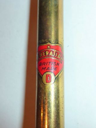 Vintage Tin Penny Generation Whistle / Flute English / British Made 11.  5 " Long