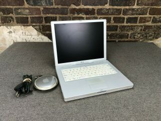Apple Ibook Laptop Powerpc 700mhz Powerpc G3 Mac Os X 10.  3.  9 640mb Ram 75gb Hdd