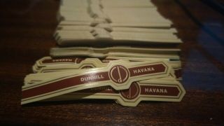 Cigar Bands On Sale: 1982.  - 1991 Old Dunhill Habana Vitolas,  Set Of 500