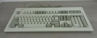Ibm Model M 1391401 1987 White Label Badge Clicky Mechanical Keyboard Kb Vintage