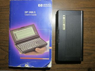 Vintage Hp 100lx Palmtop Computer,