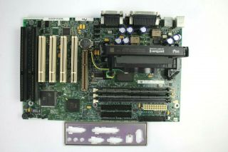 Vintage Intel Al440lx Slot 1 Motherboard W/ Pentium Ii 333mhz Cpu & 256mb Ram