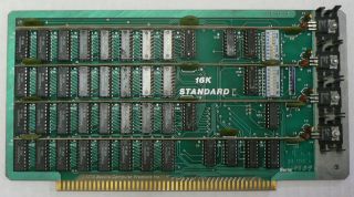 Scp 16k Static Ram S - 100 Board 1978 When Retired