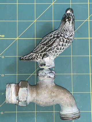 Vintage Estate Brass Quail Bird Hose Bib Spigot
