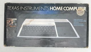 Texas Instrument Home Computer Ti - 99/ 4a With Manuals Power Supply