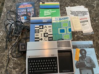 Vintage Texas Instruments TI99/4A Home Computer And Books 2