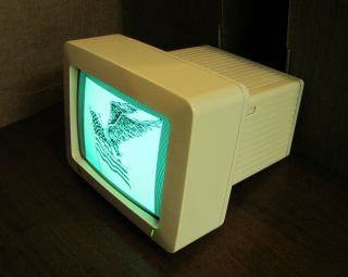 Vintage Apple Monitor G090s,  A2m4090; Power Cord,  Monitor Cable.