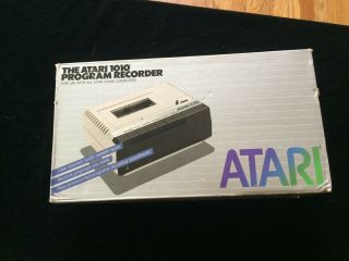 Atari 1010 Program Recorder,  In - Box,  For All Atari Home Computers