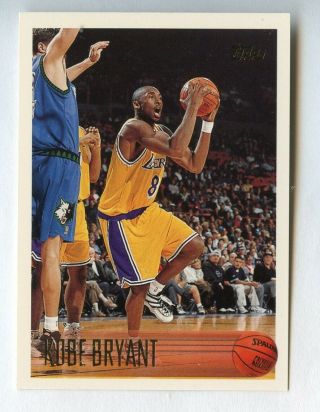 Kobe Bryant 1996 - 97 Topps Basketball 138 Rookie Rc Los Angeles Lakers Hof Hot