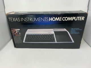 Vintage Texas Instruments Ti 99/4a Home Computer System &