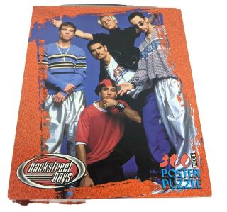 Backstreet Boys Vintage Puzzle Large 300 Piece Poster Puzzle 1999 Nick Complete