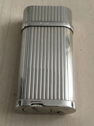 Cartier Trinity Silver Torch Lighter Guaranteed Authentic