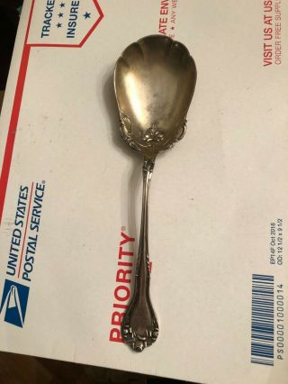 Vintage/antique Sterling Silver Serving Spoon Marked