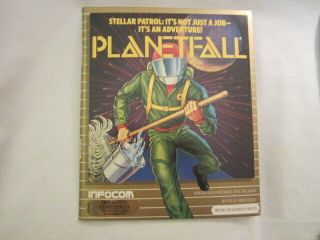 Planetfall Infocom Ibm Pc Dos 2.  0 Or Higher Game 1988 Floppy Disk 5.  25