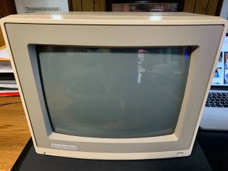 Vintage Commodore Amiga 1084 - D Crt Monitor Not Great Cosmetic