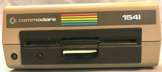 Commodore 1541 Drive W/cords,  Book,  T&d,  Shippingcard Sn:aa1a02572