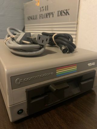 Commodore 64 128 1541 Floppy Disk Drive,  Cables