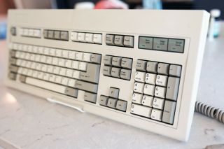 Chicony KB - 5181 Vintage Mechanical Keyboad w/ Blue SMK Alps Switches 3