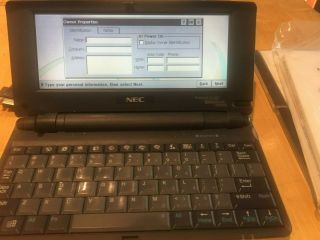 NEC Mobilepro 770 Computer - Windows CE - Includes charging and connect cables 2