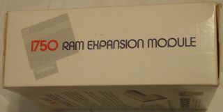 Commodore 1750 Ram Expansion Unit 512K Bytes - Empty Box,  Setup Disk,  Directions 2