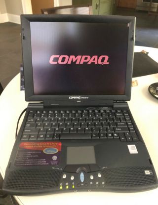 Vintage Compaq Presario Laptop Computer