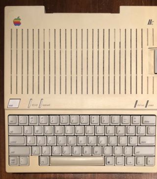 Vintage Apple Iic A2s4100 (bad Disk Drive)