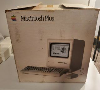 Vintage Apple Macintosh Plus Computer M0001a Parts Only Not Read