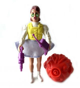 Screaming Heroes Janine Vintage Kenner Real Ghostbusters Figure Complete 1986