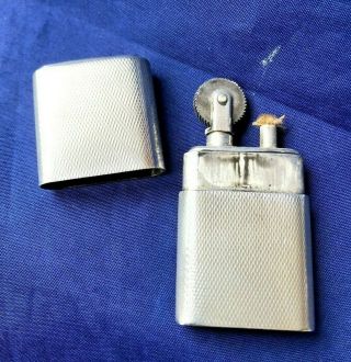 The Howitt Solid Silver Petrol Pocket Lighter 1943 England