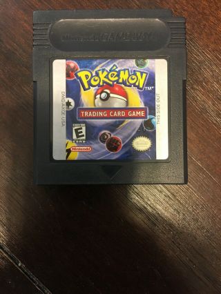 Pokemon Trading Card Game (nintendo Gameboy) Vintage Color