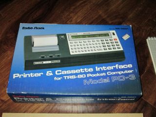 Radio Shack Printer Cassette Interface TRS - 80,  Tandy PC - 7 - 8 Pocket Computers 2