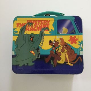 Vintage 1998 Cartoon Network Scooby Doo The Mystery Machine Tin Hallmark Box