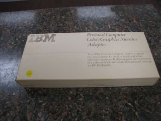 Vintage Ibm Personal Computer Color/graphics Monitor Adapter