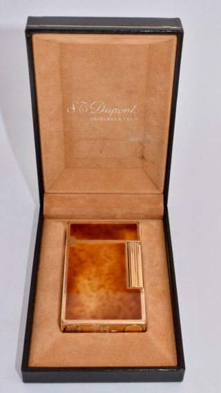 Boxed Vintage St Dupont Lighter Laque De Chine