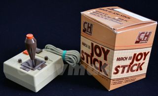Vintage Beige Mach Iii Joystick For Apple Ii Ch Products W/original Box